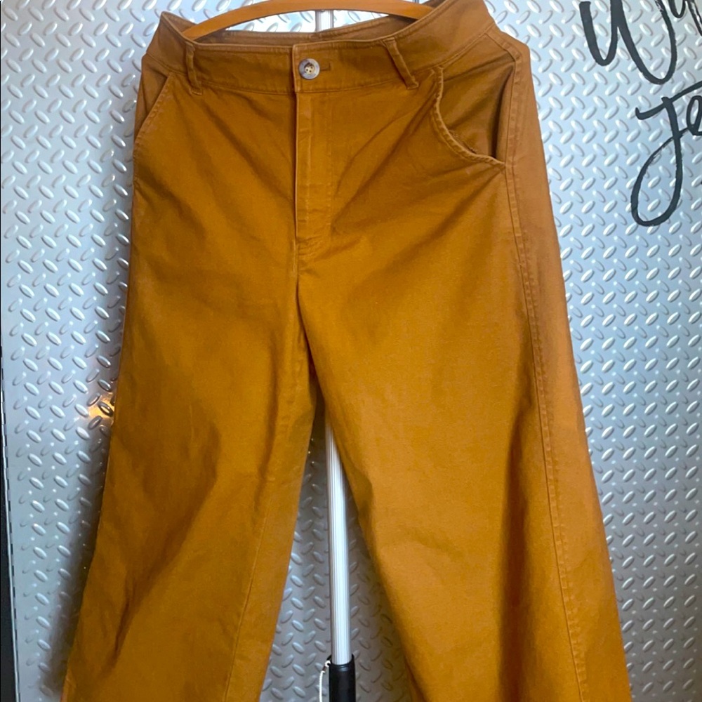 Madewell wide leg crop pant/capri.